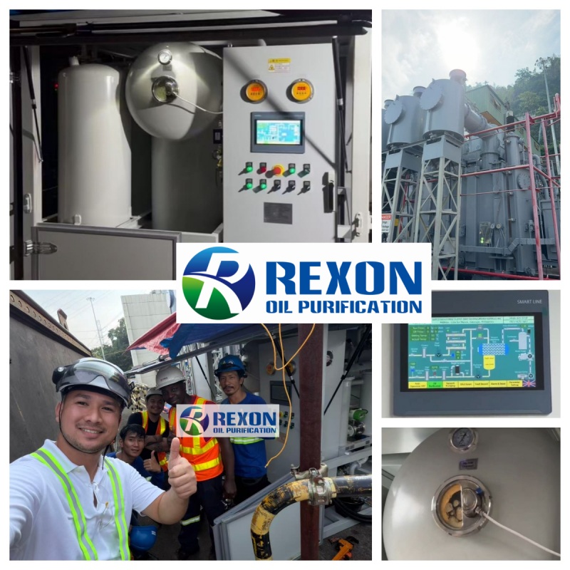 REXON 10,000 L/H Transformer Oil Purification Machine Delivers Excellent Field Performance in the Philippines