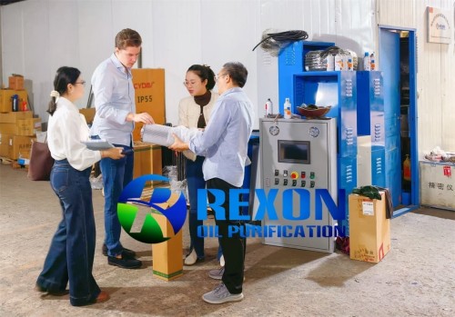 Welcome Italian Customer Visited Us for the Best Oil Purification Solution